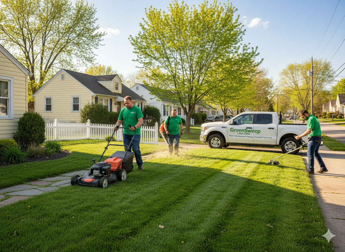 Basic yard maintenance service