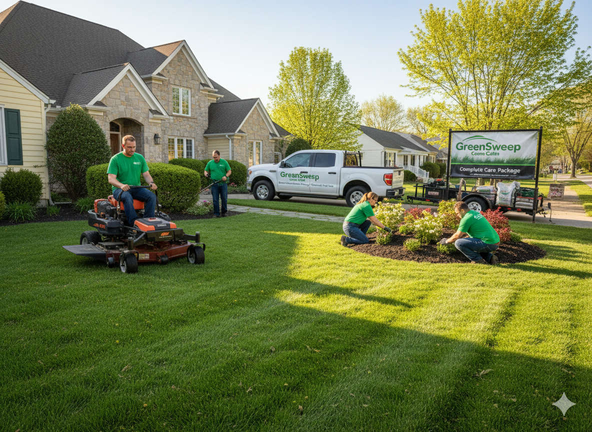 Complete yard care service